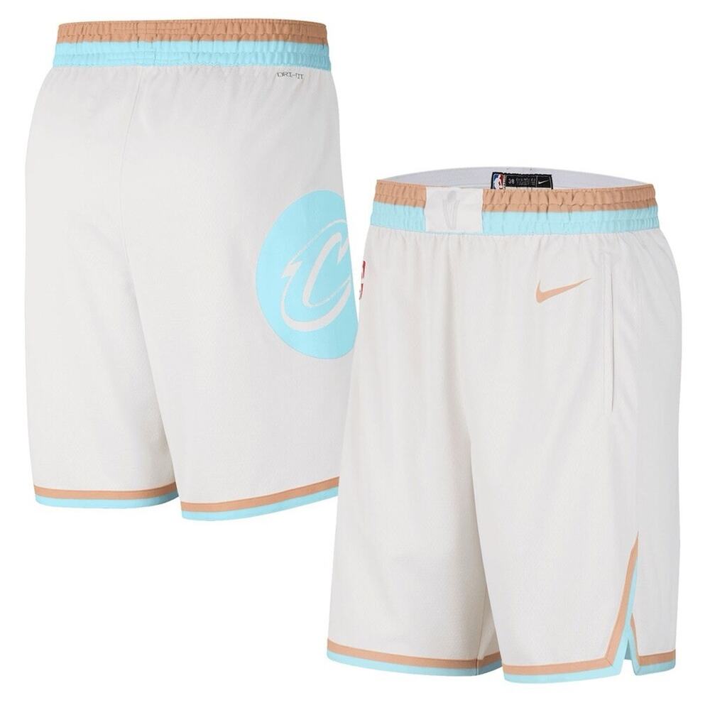 Nike Cleveland Cavaliers NBA Authentics 22/23 City Edition Swingman Shorts Sz 42